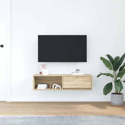Mobile Porta TV Rovere Sonoma 100x31x25,5 cm Legno Multistrato