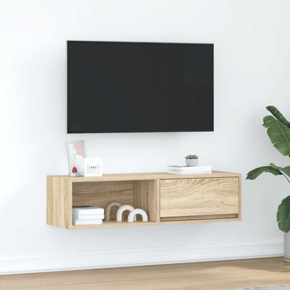 Mobile Porta TV Rovere Sonoma 100x31x25,5 cm Legno Multistrato