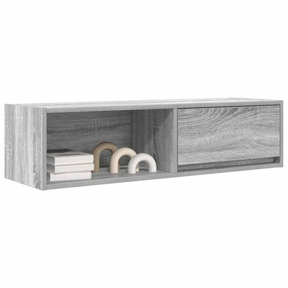 Mobile TV Grigio Sonoma 100x31x25,5 cm in Legno Multistrato