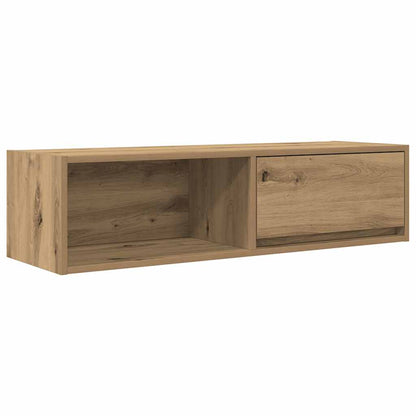 Mobile TV Rovere Artigianale 100x31x25,5cm in Legno Multistrato