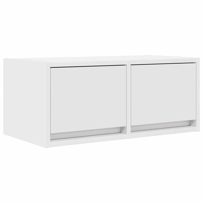 Mobile Porta TV Bianco 60x31x25,5 cm in Legno Multistrato