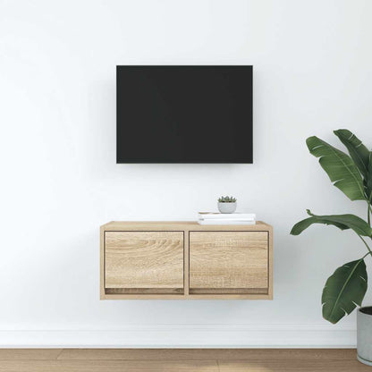 Mobile Porta TV Rovere Sonoma 60x31x25,5 cm Legno Multistrato
