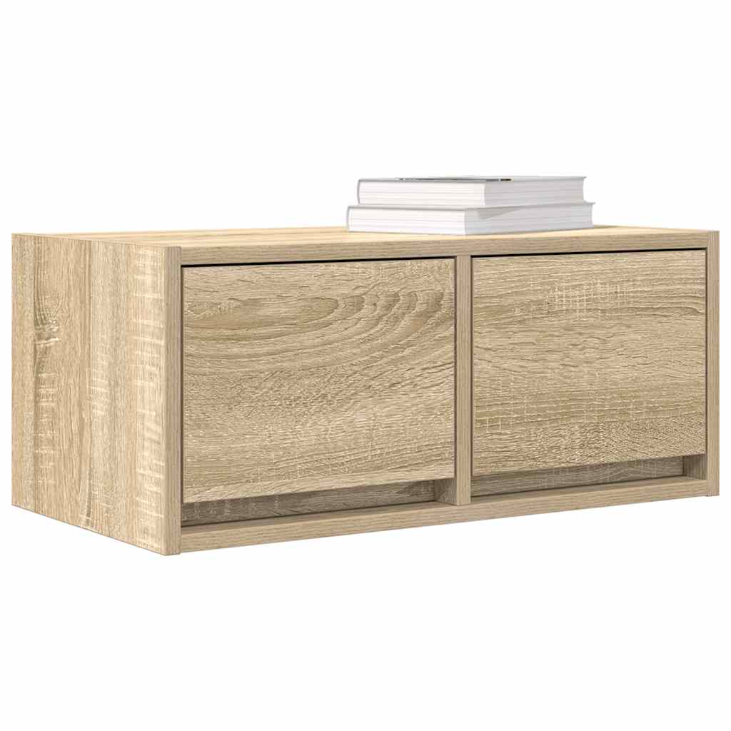 Mobile Porta TV Rovere Sonoma 60x31x25,5 cm Legno Multistrato