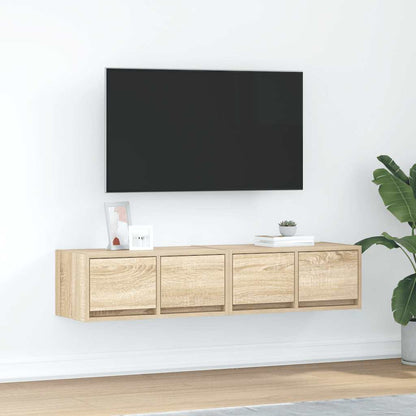 Mobili TV 2 pz Rovere Sonoma 60x31x25,5 cm in Legno Multistrato