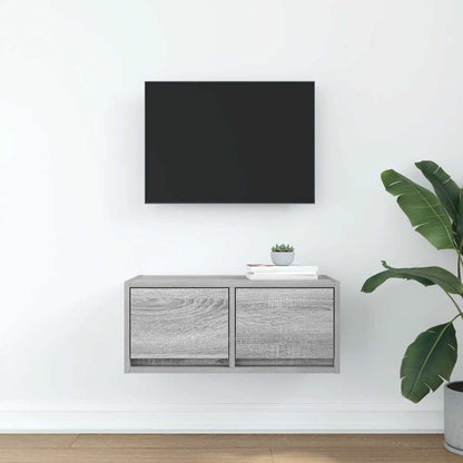 Mobile Porta TV Grigio Sonoma 60x31x25,5 cm Legno Multistrato