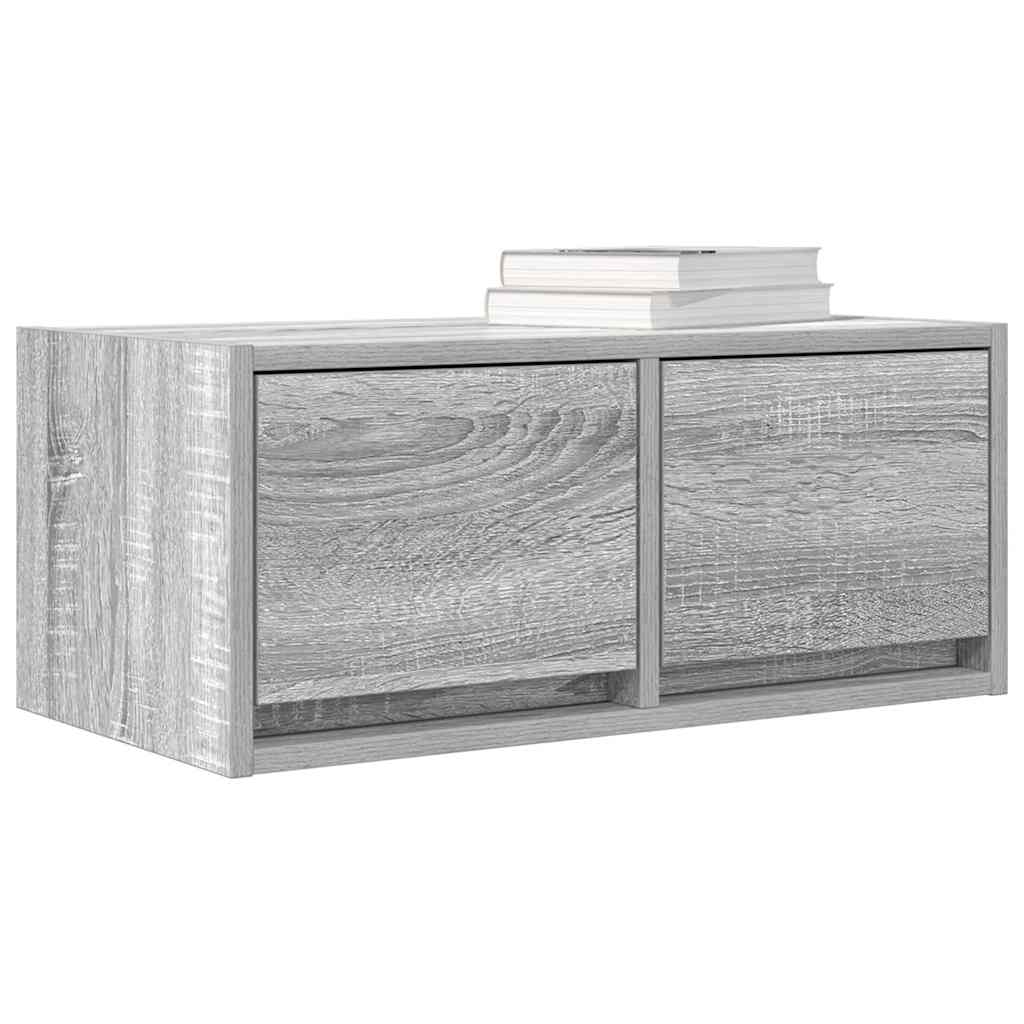 Mobile Porta TV Grigio Sonoma 60x31x25,5 cm Legno Multistrato