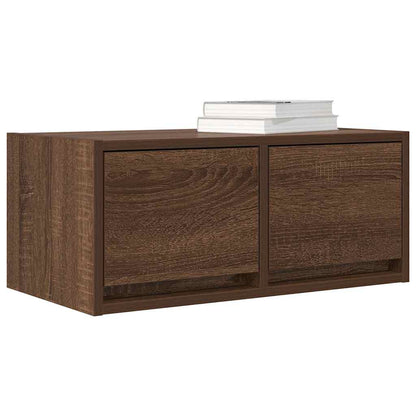 Mobile Porta TV Rovere Marrone 60x31x25,5 cm Legno Multistrato