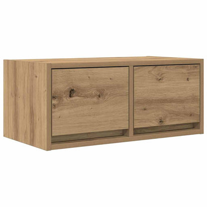 Mobile TV Rovere Artigianale 60x31x25,5 cm in Legno Multistrato