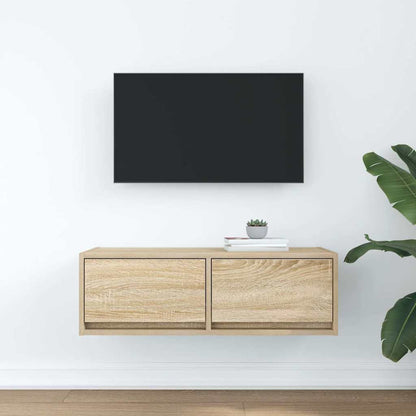 Mobile Porta TV Rovere Sonoma 80x31x25,5 cm Legno Multistrato