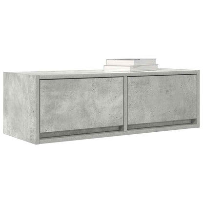 Mobile per TV Grigio Cemento 80x31x25,5 cm Legno Multistrato