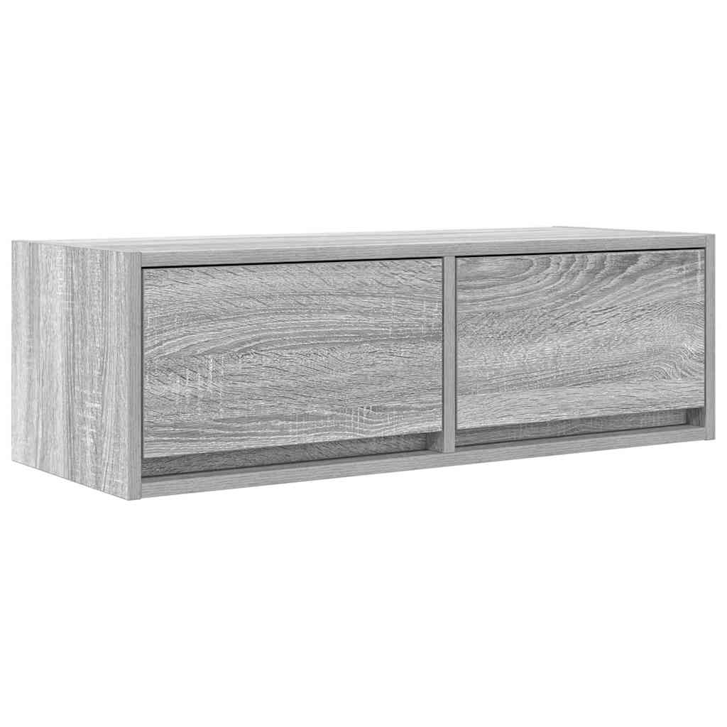 Mobile Porta TV Grigio Sonoma 80x31x25,5 cm Legno Multistrato