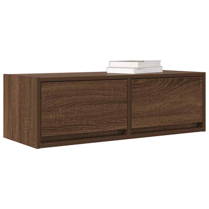 Mobile Porta TV Rovere Marrone 80x31x25,5 cm Legno Multistrato