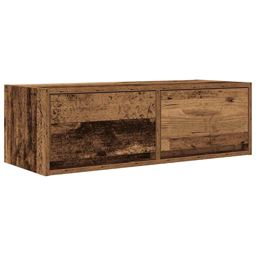 Mobile Porta TV Legno Antico 80x31x25,5 cm Legno Multistrato