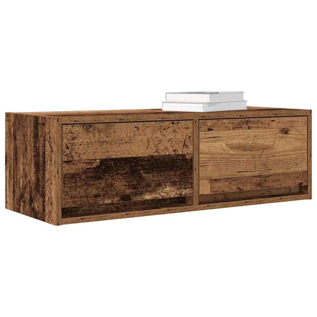 Mobile Porta TV Legno Antico 80x31x25,5 cm Legno Multistrato