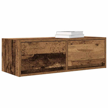 Mobile Porta TV Legno Antico 80x31x25,5 cm Legno Multistrato