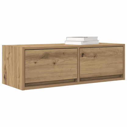 Mobile Porta TV Rovere Artigianale 80x31x25,5 cm Multistrato
