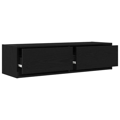 Mobile TV Rovere nero 100 x 31 x 25.5 cm Legno multistrato