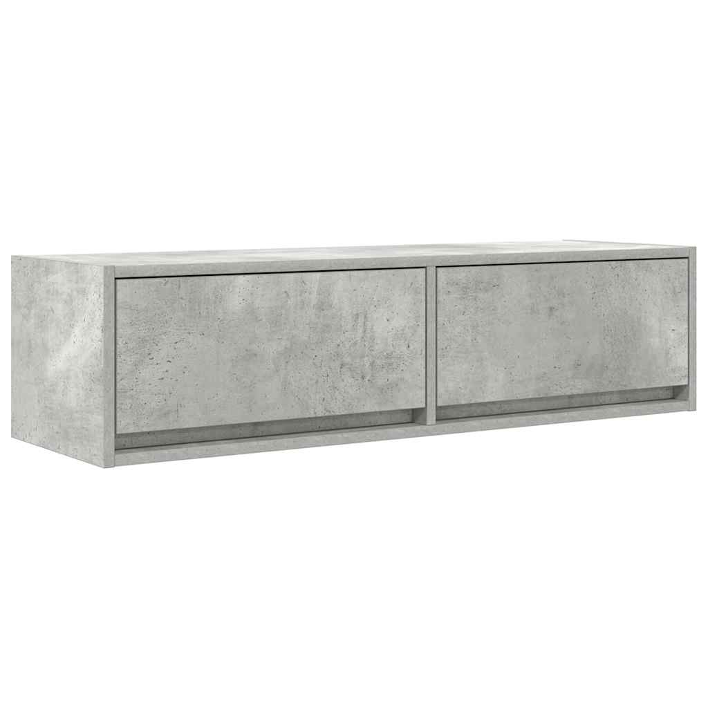 Mobile TV Grigio cemento 100 x 31 x 25.5 cm Legno multistrato