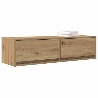 Mobile TV con cassetto rovere artigianale 100 x 31 x 25.5 cm