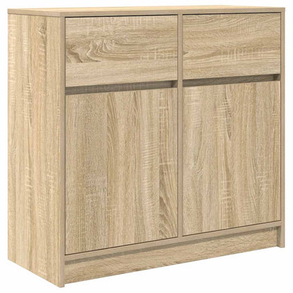 Credenza con Cassetto Rovere Sonoma 80x34x76 cm in Truciolato