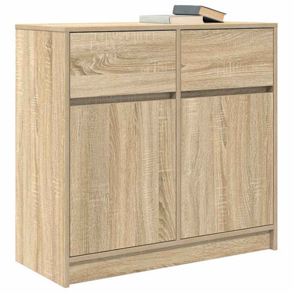 Credenza con Cassetto Rovere Sonoma 80x34x76 cm in Truciolato