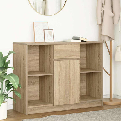 Credenza con Cassetto Rovere Sonoma 101x35x76 cm in Truciolato