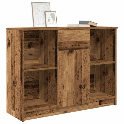 Credenza con Cassetto Legno Antico 101x35x76 cm in Truciolato