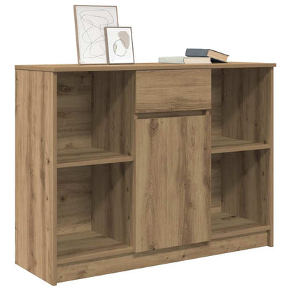 Credenza con Cassetto Rovere Artigianale 101x35x76cm Truciolato