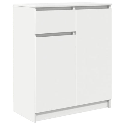 Credenza con Cassetto Bianco 71x35x84 cm in Legno Multistrato