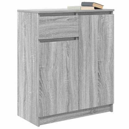 Credenza con Cassetto Grigio Sonoma 71x35x84 cm in Truciolato