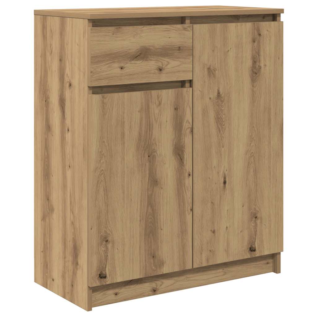 Credenza con Cassetto Rovere Artigianale 71x35x84 cm Truciolato