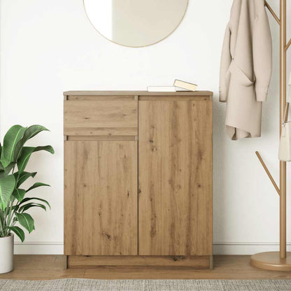 Credenza con Cassetto Rovere Artigianale 71x35x84 cm Truciolato