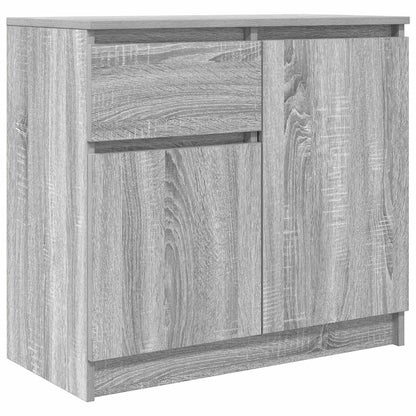 Credenza con Cassetto Grigio Sonoma 71x35x65 cm in Truciolato