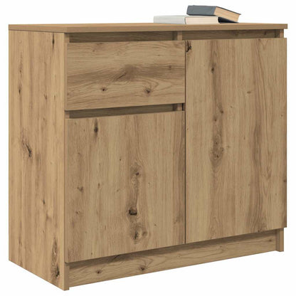 Credenza con Cassetto Rovere Artigianale 71x35x65 cm Truciolato