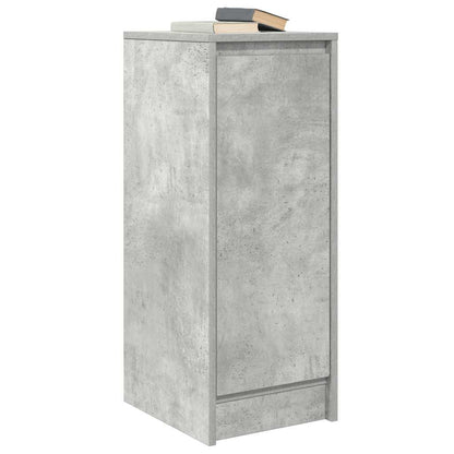 Credenza Grigio Cemento 29,5x34x76 cm in Legno Multistrato