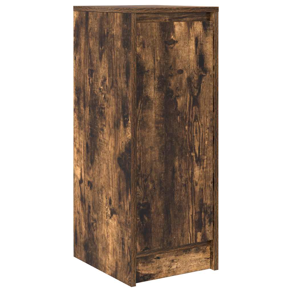 Credenza Rovere Fumo 29,5x34x76 cm in Legno Multistrato