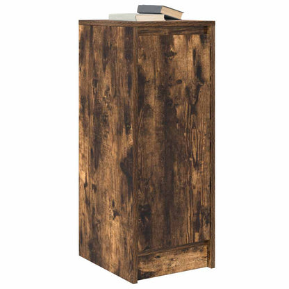 Credenza Rovere Fumo 29,5x34x76 cm in Legno Multistrato