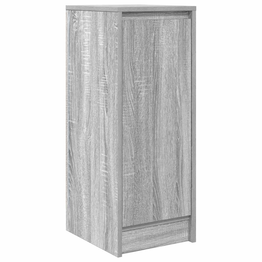 Credenza Grigio Sonoma 29,5x34x76 cm in Legno Multistrato