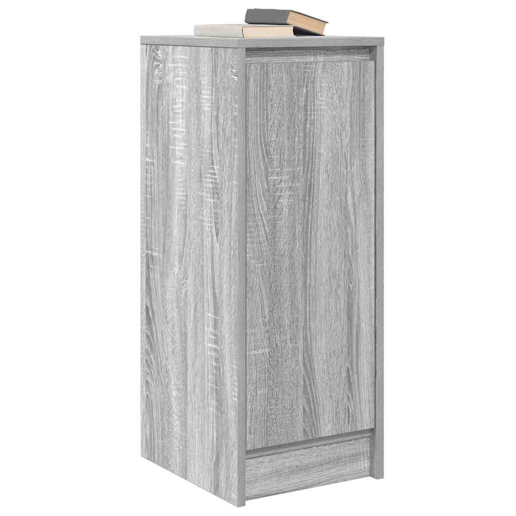 Credenza Grigio Sonoma 29,5x34x76 cm in Legno Multistrato