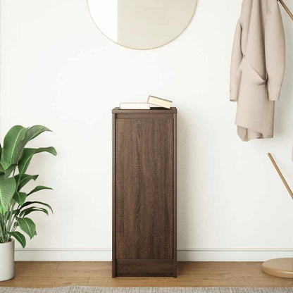 Credenza Rovere Marrone 29,5x34x76 cm in Legno Multistrato