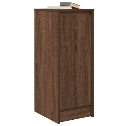 Credenza Rovere Marrone 29,5x34x76 cm in Legno Multistrato