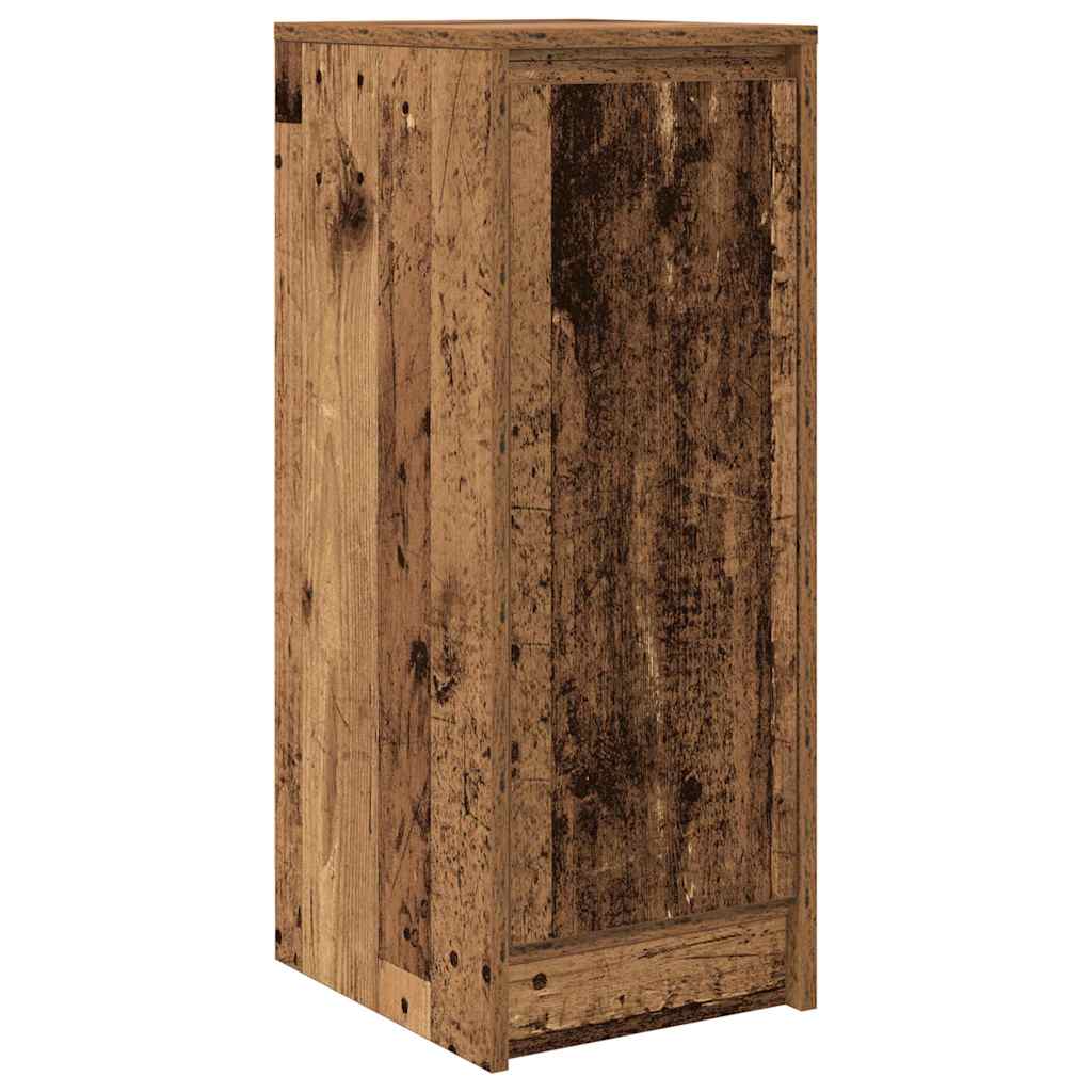 Credenza Legno Antico 29,5x34x76 cm in Legno Multistrato