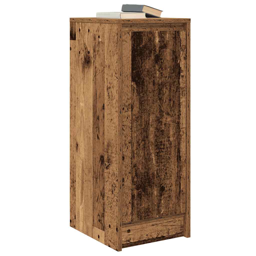 Credenza Legno Antico 29,5x34x76 cm in Legno Multistrato