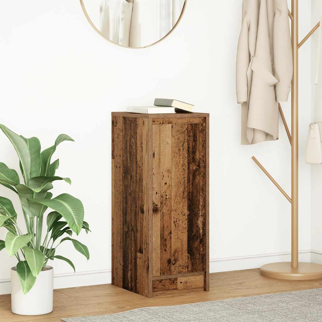 Credenza Legno Antico 29,5x34x76 cm in Legno Multistrato