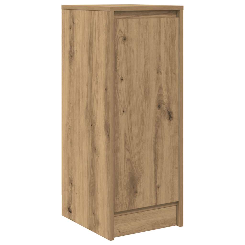 Credenza Rovere Artigianale 29,5x34x76 cm in Legno Multistrato