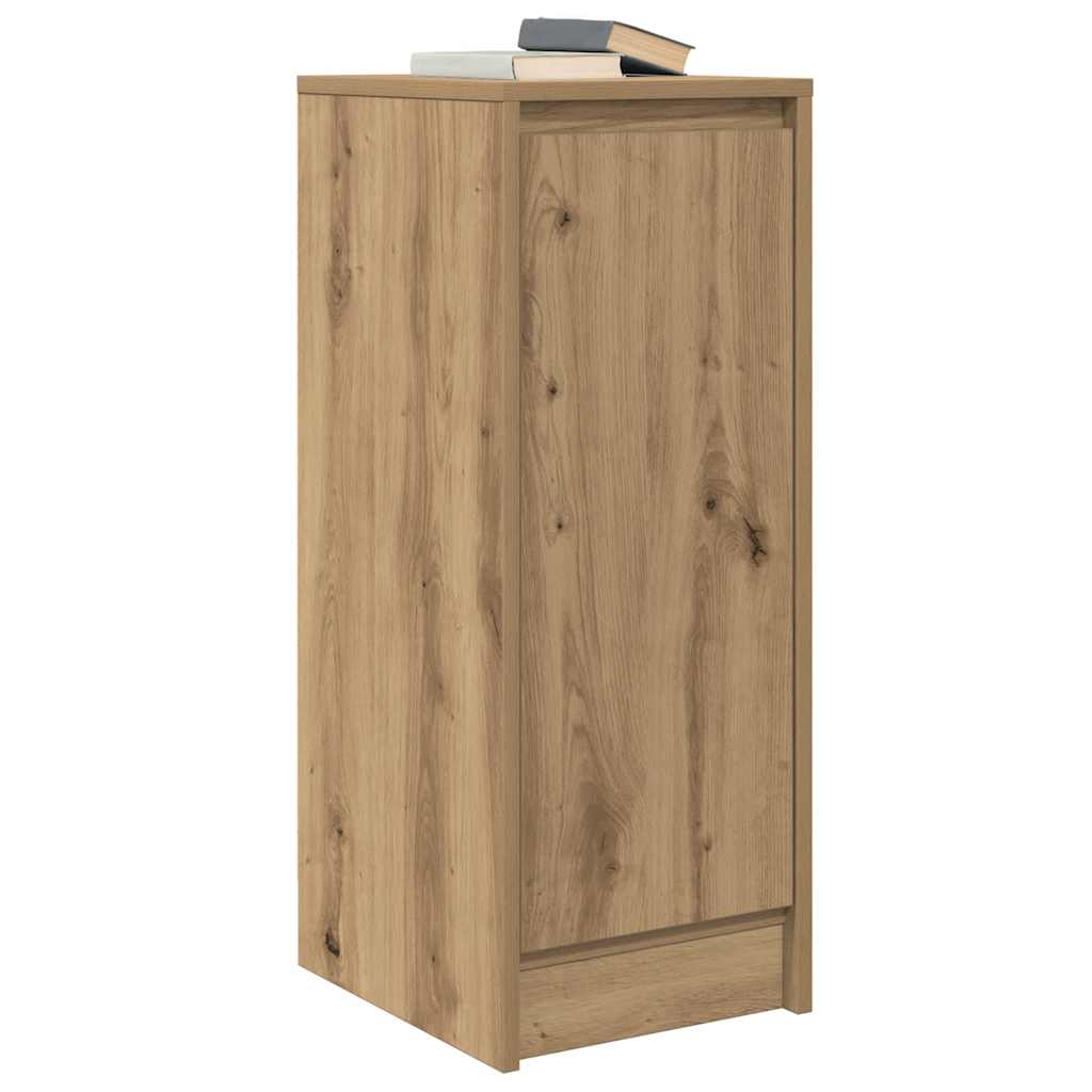 Credenza Rovere Artigianale 29,5x34x76 cm in Legno Multistrato