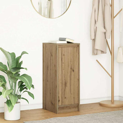 Credenza Rovere Artigianale 29,5x34x76 cm in Legno Multistrato