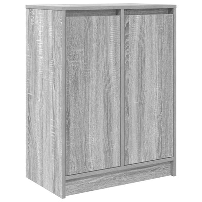 Credenza Grigio Sonoma 57x34x76 cm in Legno Multistrato
