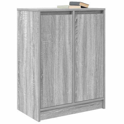 Credenza Grigio Sonoma 57x34x76 cm in Legno Multistrato