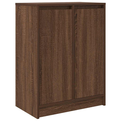 Credenza Rovere Marrone 57x34x76 cm in Legno tecnico